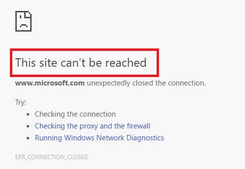 Fix Err_Connection_Reset Error in Google Chrome