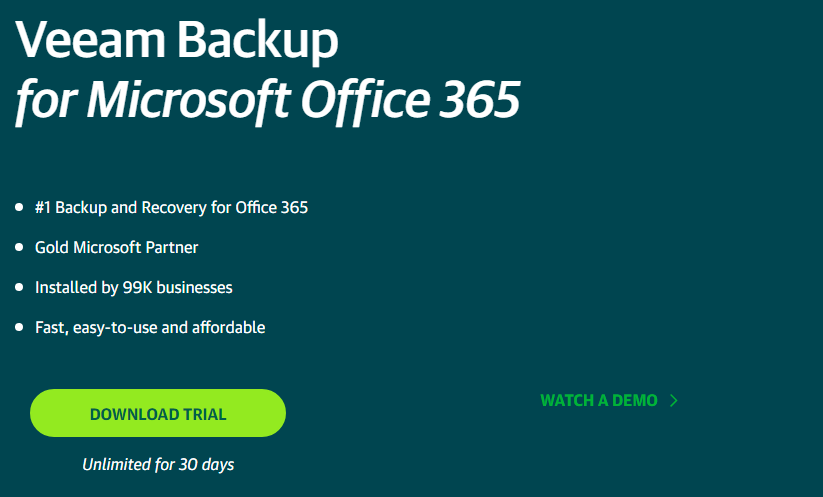 Veeam Backup for Microsoft Office 365