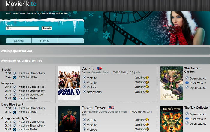 Alternatives to Movie4K for Watching Free Movies Online