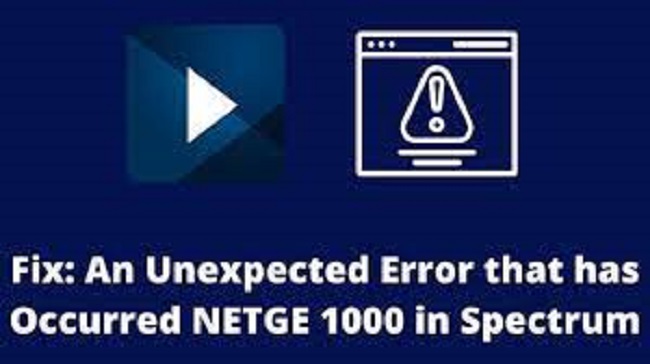 An Unexpected Error has Occurred Netge-1000