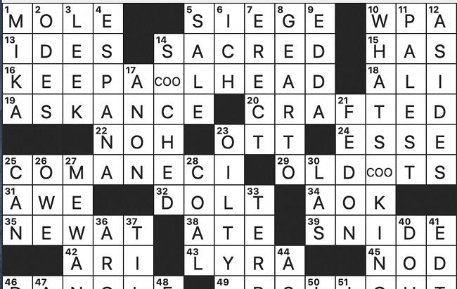 Name In 1976 Olympic News Crossword Clue