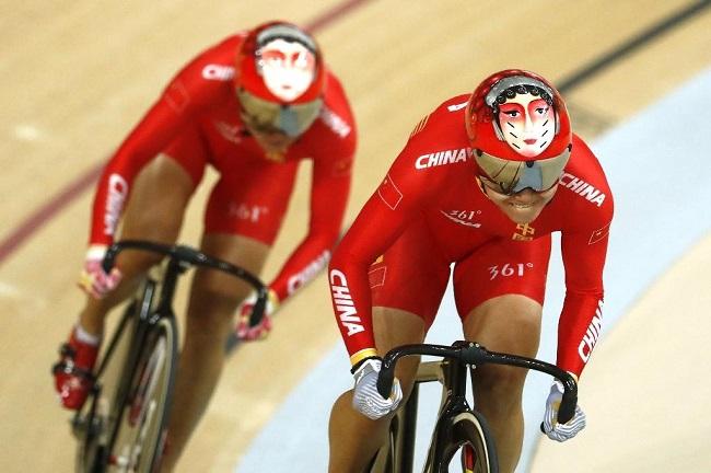 Olympics: Cycling- China Claim Women's Team Sprint Gold